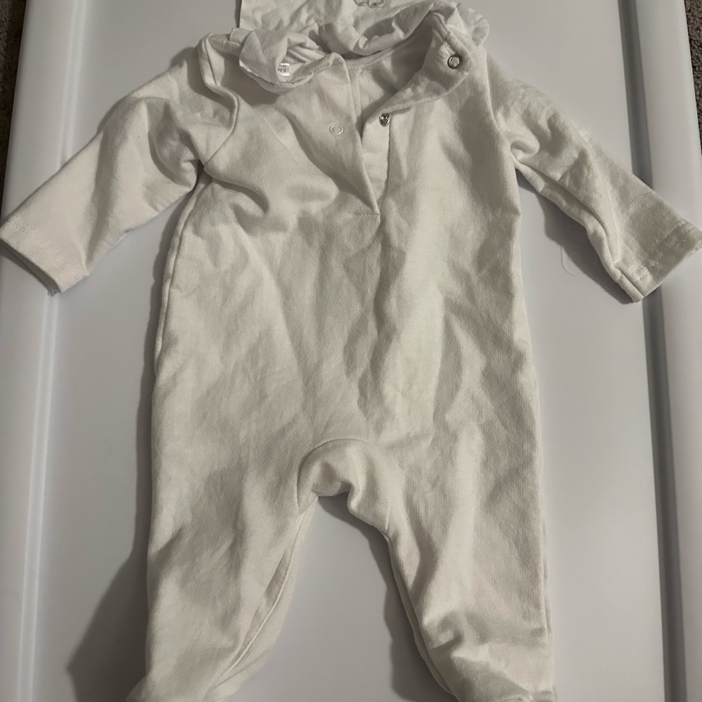 Boutique White infant  One Piece